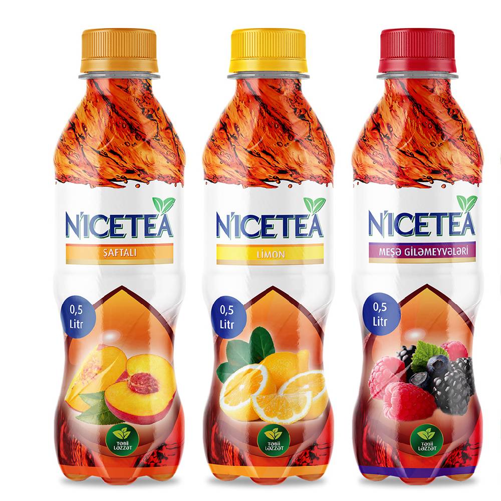 ice tea bottle label design