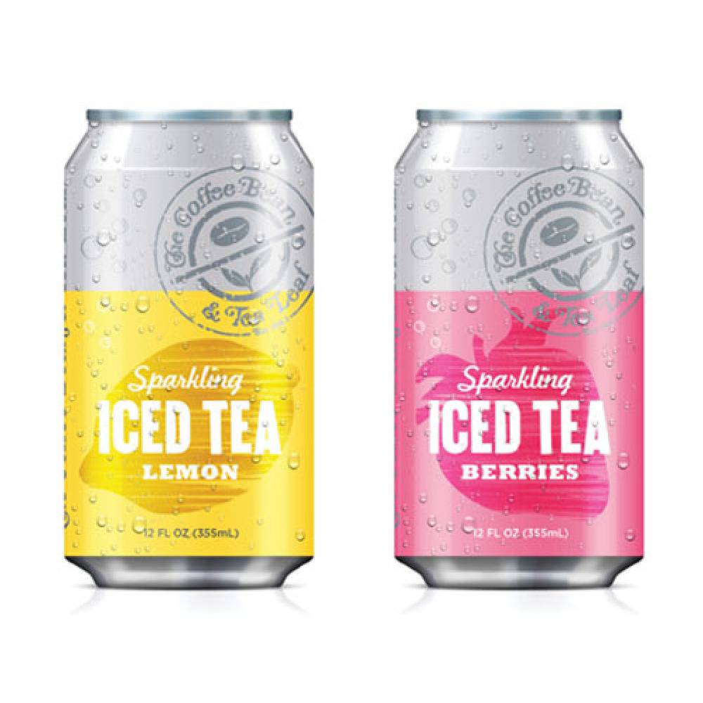 ice tea can label design