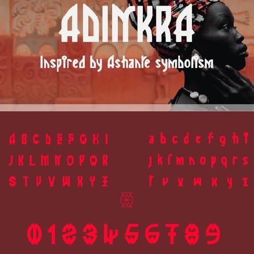 africa packaging font design idea