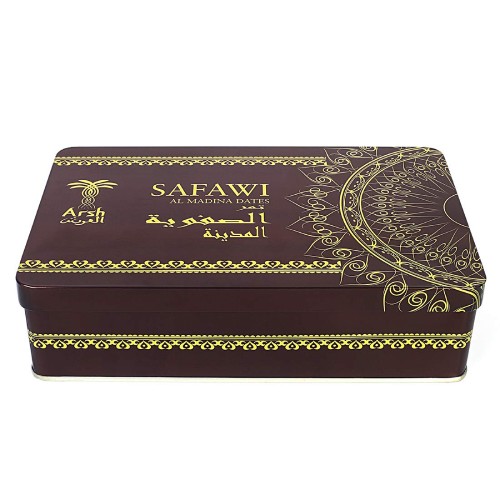 dates aluminium box packaging design 