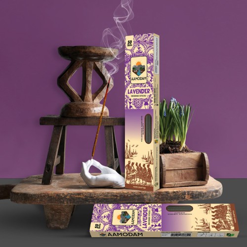 incense sticks box packaging design