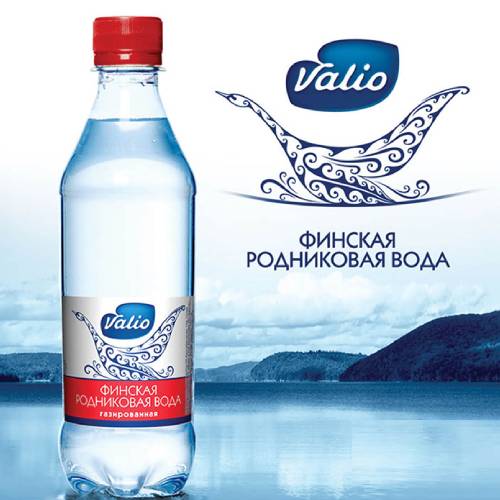 mineral water label design 