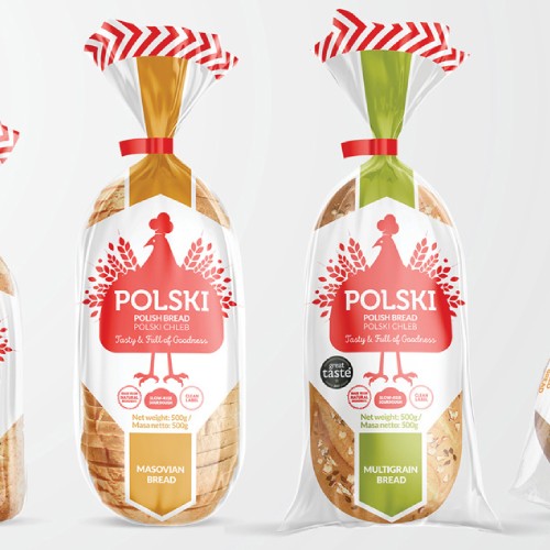 bread label design