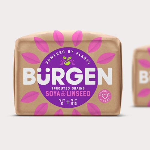 bread pouch packaging design