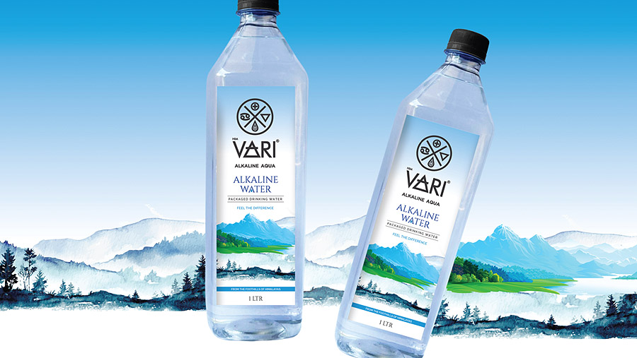 water packaging design