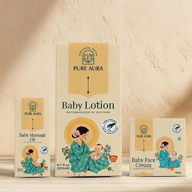 baby lotion box design