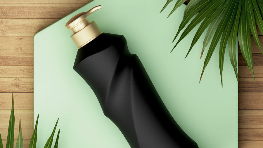 cosmetics bottle shape design