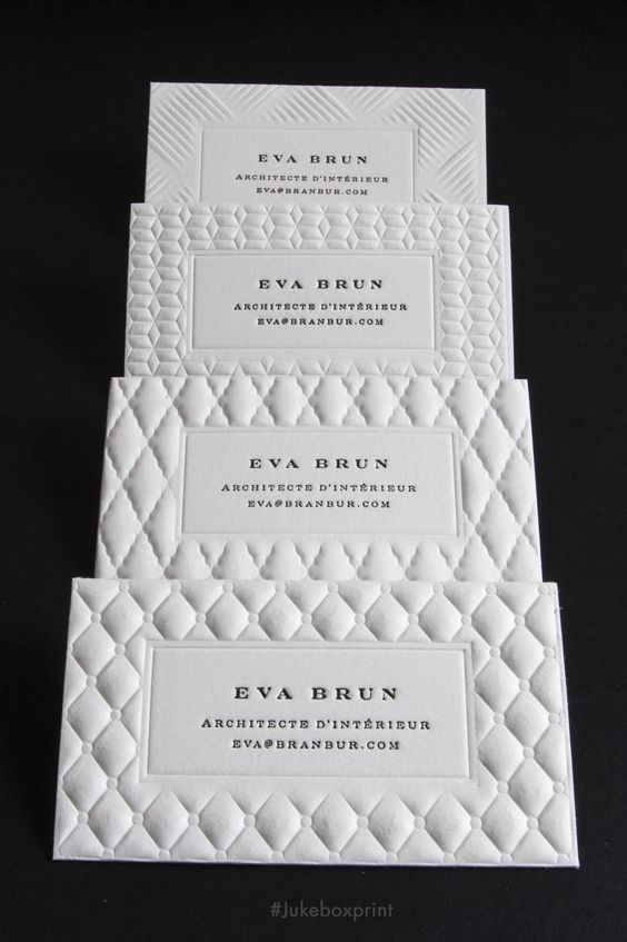 Bored with your ordinary business card? Try a luxury one!