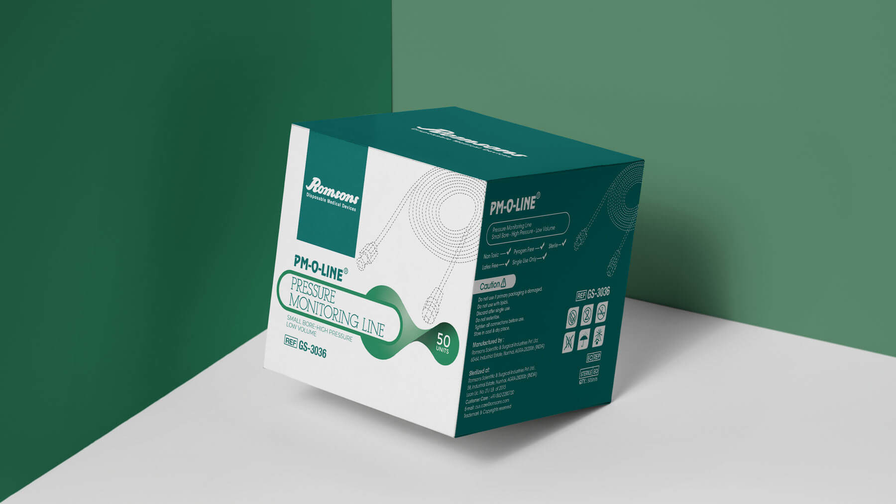 Pharma Box Design | Romsons Pharma Case Study