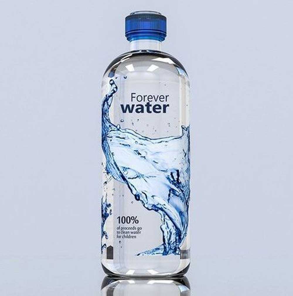 Bottled Water Label Template