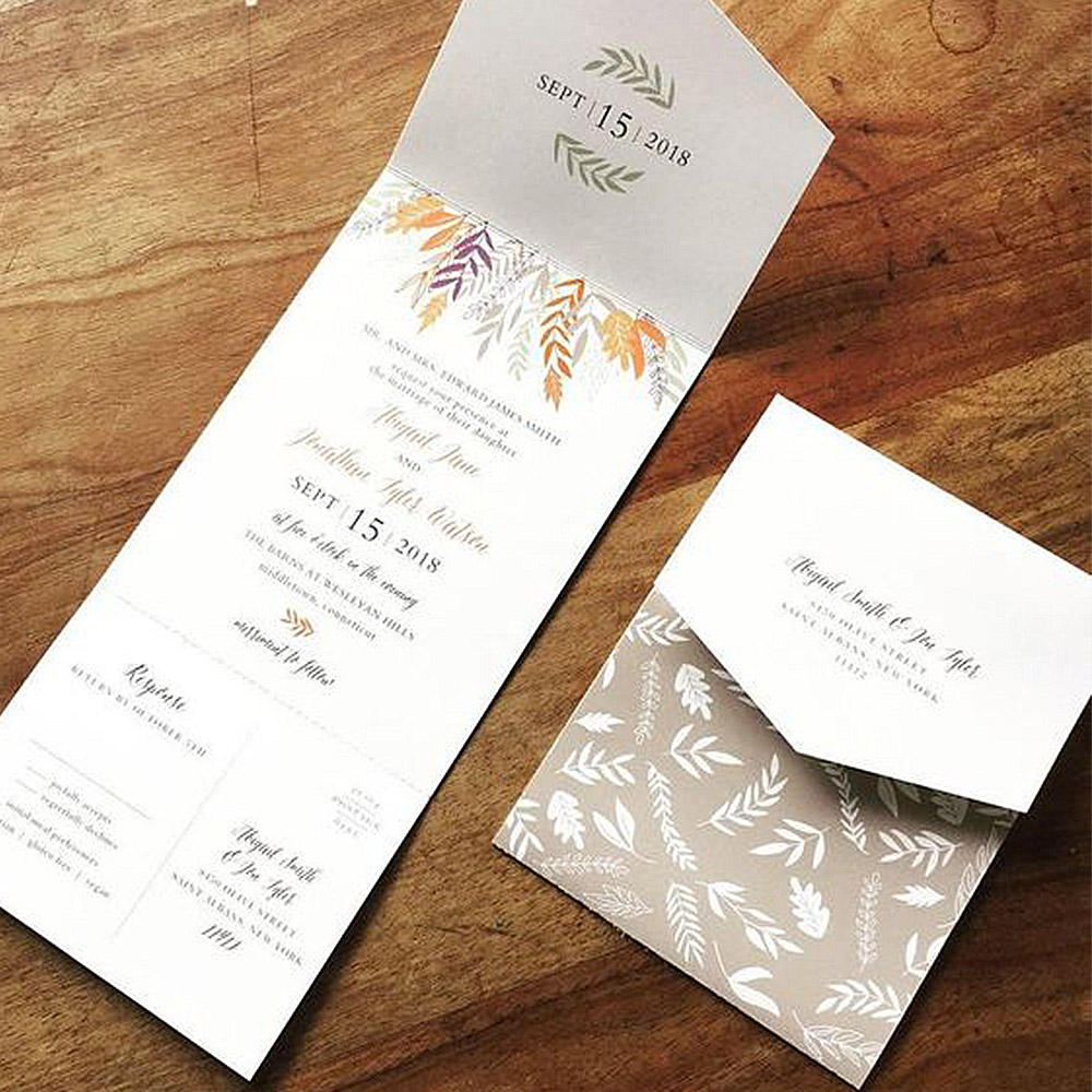 Simple Wedding Invitation Card Design Que Mashdez