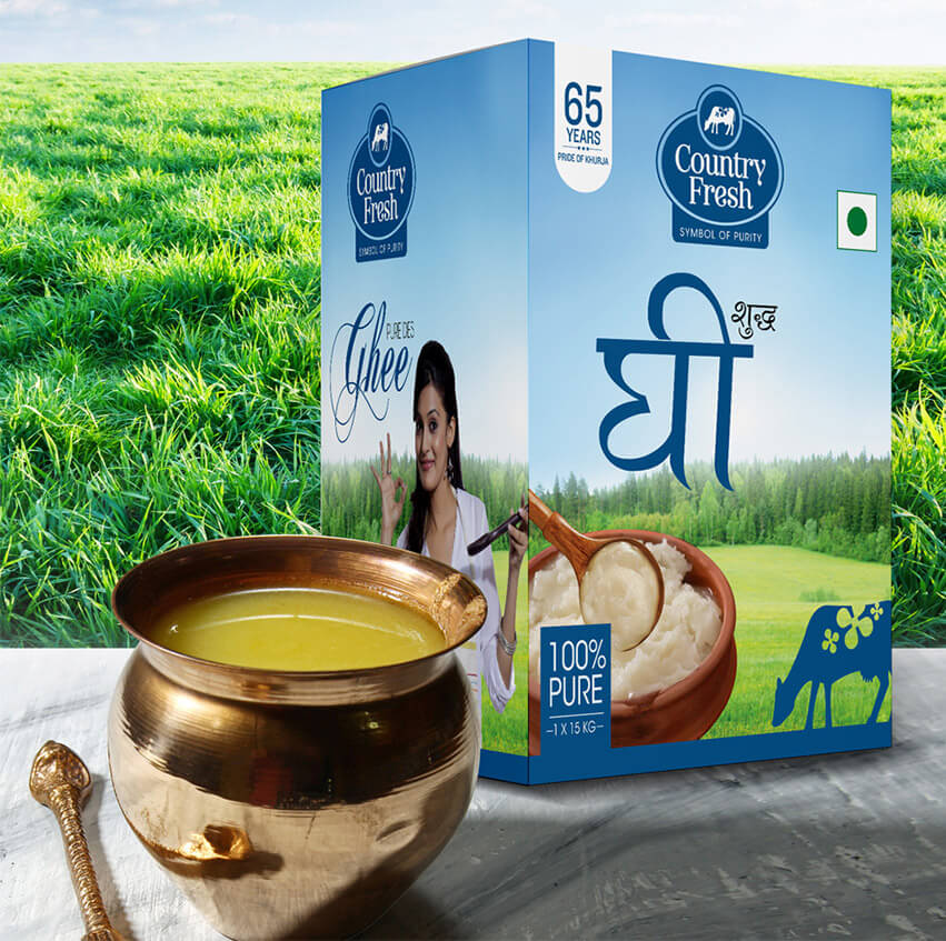 Ghee Packaging Design Company Ghee Packet Design