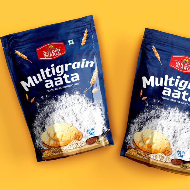 multigrain atta pouch design