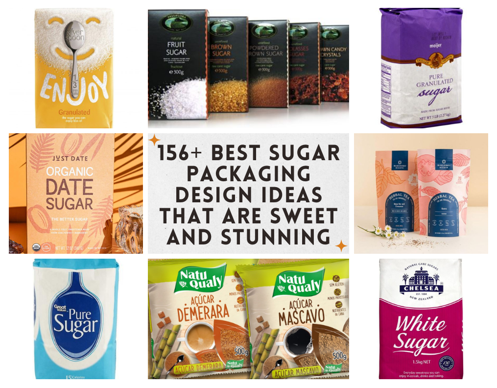 Sugar Packaging Design collage