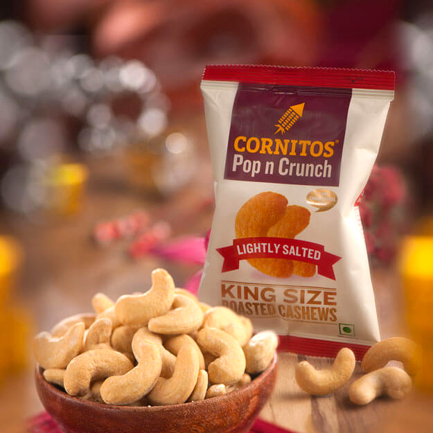 cornitos cashews pouch design