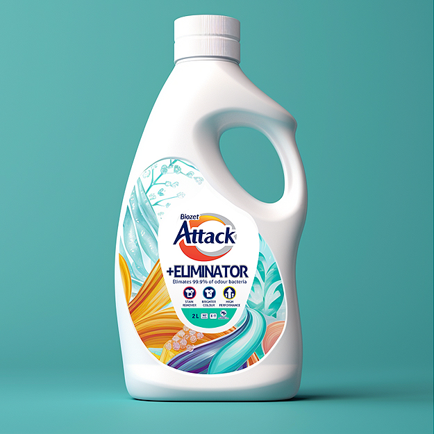 liquid detergent packaging design