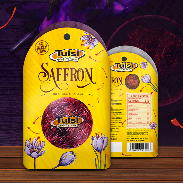 creative saffron packaging design