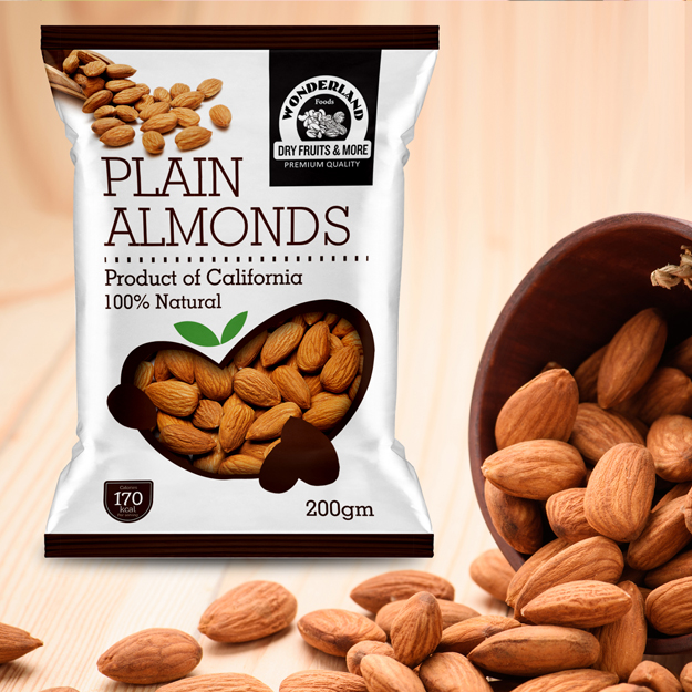 Almond pouch design