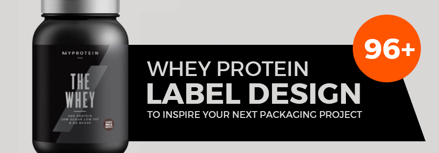 Whey Protien Label design, Packaging