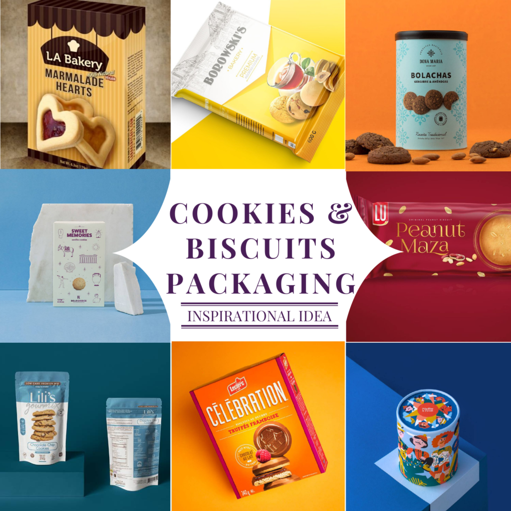 cookies & biscuits pacakging design