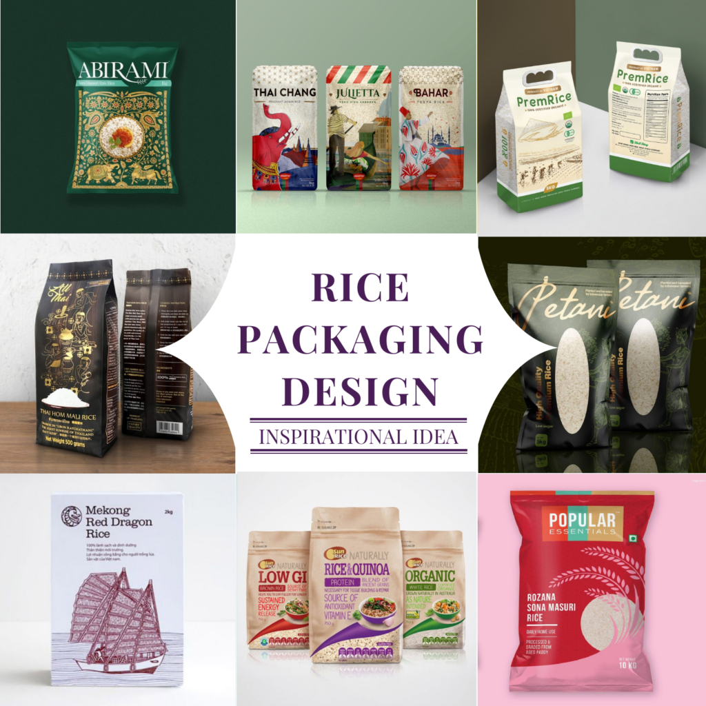 Creative Rice Packaging Designs