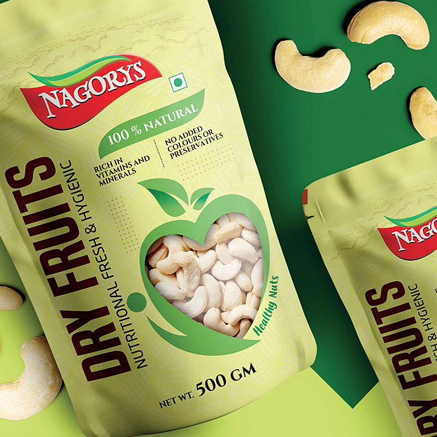 cashew packaging design