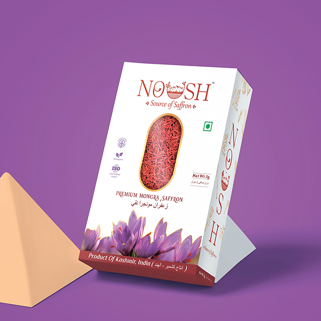 saffron packaging design