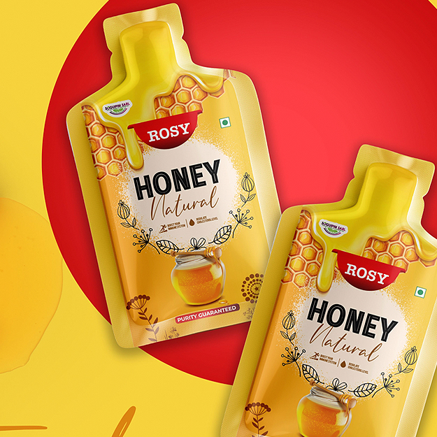 honey sachet design