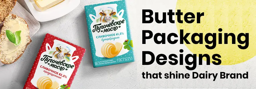 butter packaging design