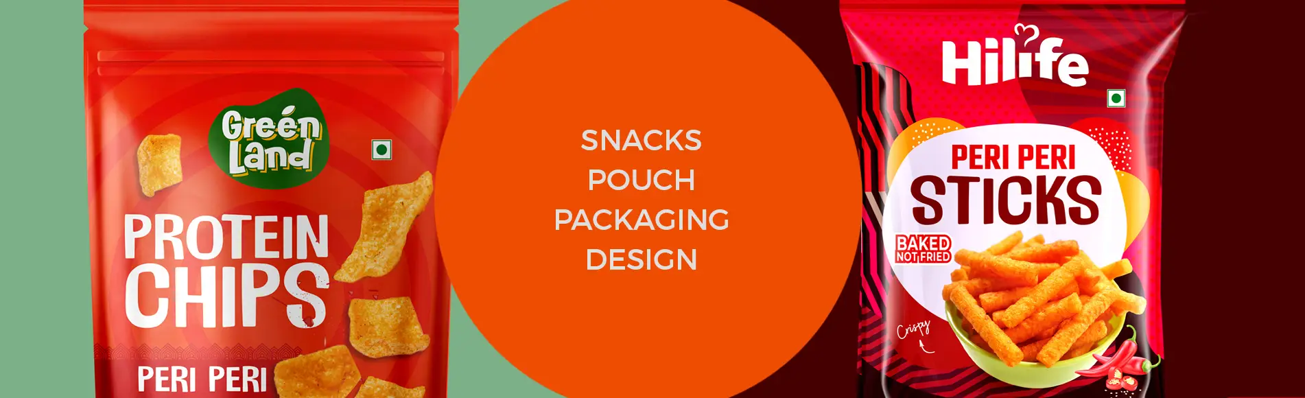 snacks packaging design work