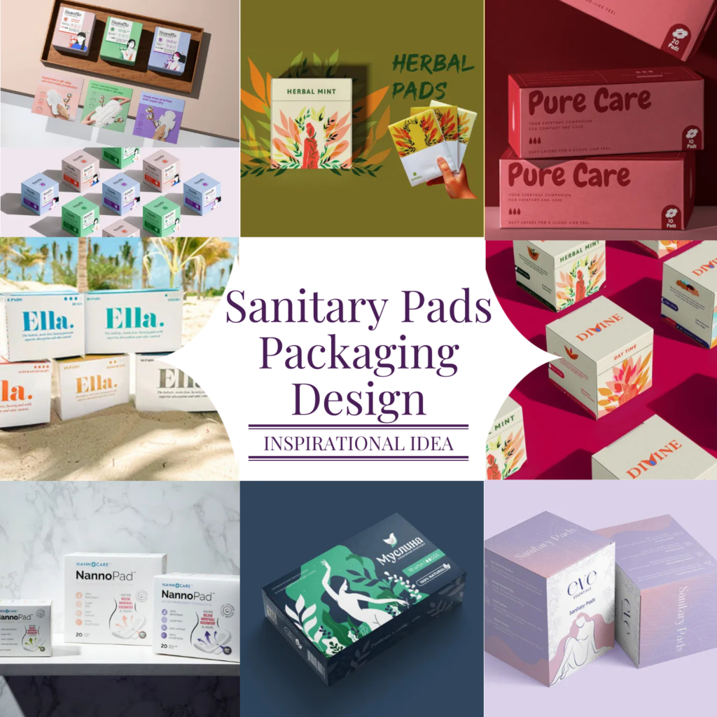 Sanitary Pads Packaging Designs