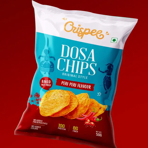 dosa flavour snacks packaging