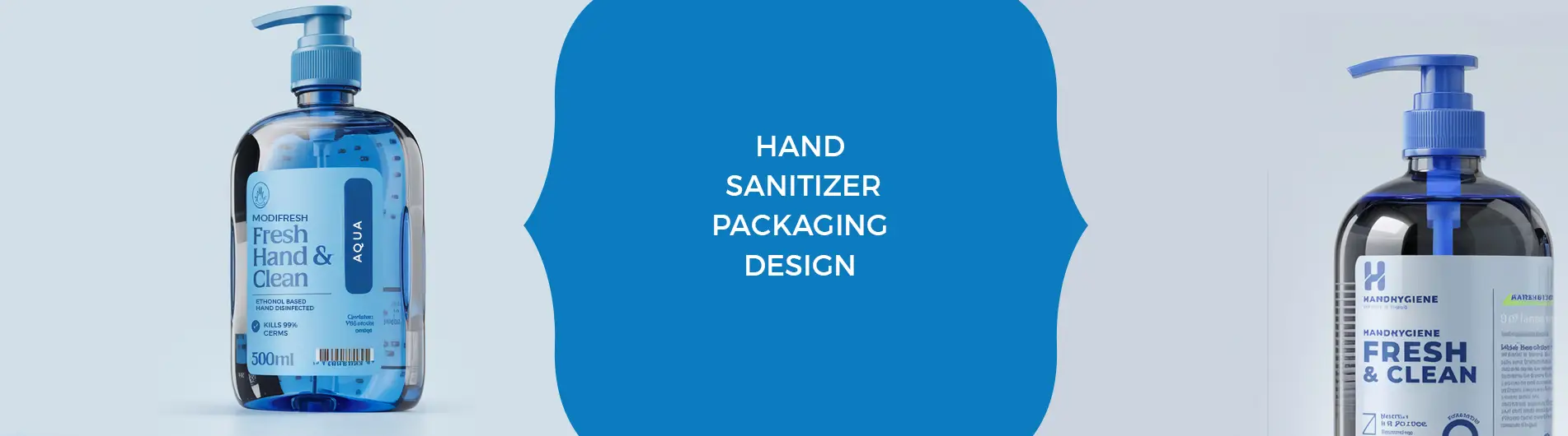 hand sanitiser label design