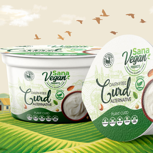 dairy curd packaging design