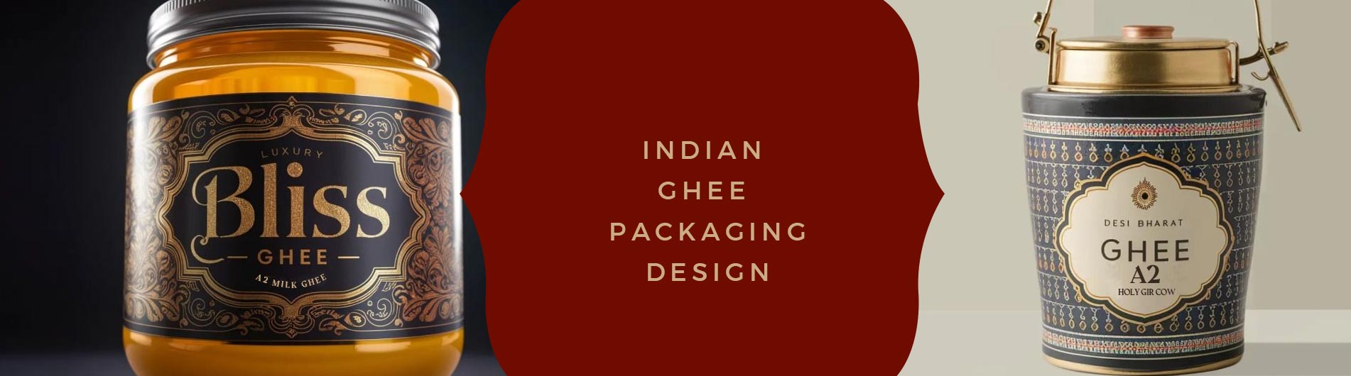 ghee packaging design