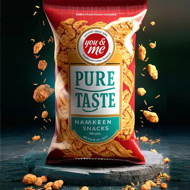 namkeen snacks packaging